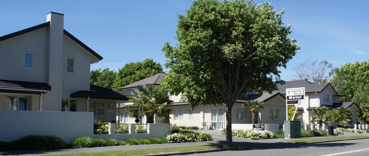 Airport Palms Motel Christchurch Bagian luar foto
